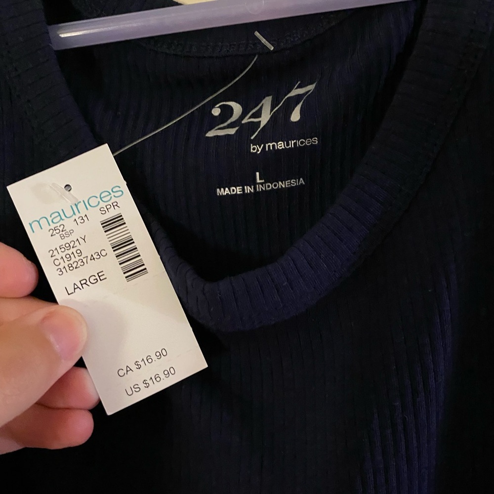NEW Maurices Navy 24/7 highline
